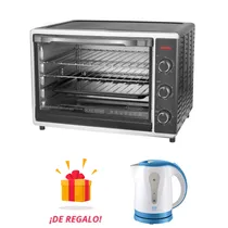 Forno Elétrico Black Decker CTO300-CL 52L 2200W 220V + Chaleira EDKTK1760