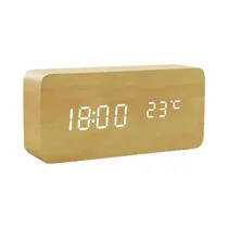 Relogio Digital Despertador Sate AC-T22 Bambu