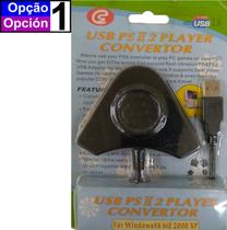 Cabo Adaptador Dayly USB Player Convertor para Playstation/PSX/PS2