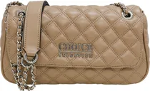 Bolsa Choice K226/223 Brown/Silver - Feminina