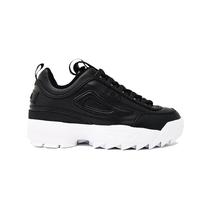 Tenis Fila Feminino Disruptor II Premium (Importado) Preto/Branco 5FM00105-013