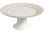 Scalla Bandeja Plato de Tarta Blanco