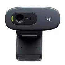 Webcam Logitech C270 HD 30 FPS Microfone Integrado 960-000694 - Preto