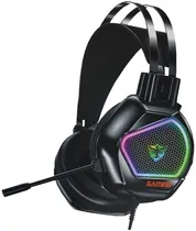 Headset Gaming Sate AE-301 RGB com Fio - Preto