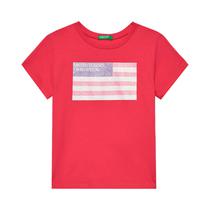 Camiseta Infantil Benetton 3I1XC10H8 3TS