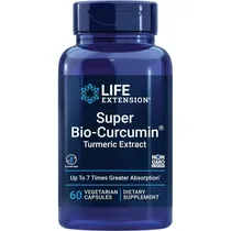 Life Extensión Vitamina Super Bio-Curcumin Tumeric Extract Plastico Azul