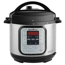Panela A Pressão Elétrica Britania BPP02G Inox de 5L/900W/220V - Prata/Preto