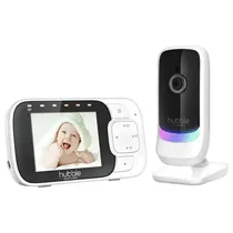 Baba Eletronica Hubble Connected Nursery View Glow - Branco