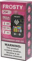 Vape Descartavel Frosty Mega HD Strawberry Kiwi Ice - 25000 Puffs