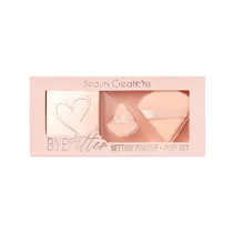 Beauty Creations Set Powder + Puff Pink BFSPP-Set