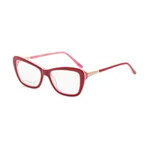 Armação para Óculos de Grau Visard BC8175 C3 Tam. 53-17-140MM - Vermelho/Rosa
