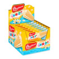 Biscoito Mini Wafer Bauducco Baunilha Caixa 14X30G