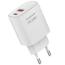Ecopower Cargador EP-7038 USB-C/USB-A 20W Blanco