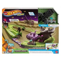 Car Hot Wheels Minecraft Race Verse Track Set 2994