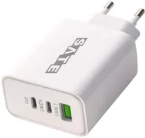 Cargador Sate A-CC2002 20W USB/2USB-C PD Blanco