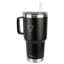 Copo Térmico Hydrate - 887ML - com Canudo - Preto