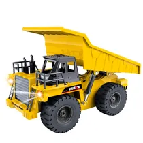 Caminhao Huina 1/18 Basculante Dump Truck 9CH 1534