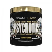 Pré Treino Insane Labz Psychotic Gold 200GR Gummy Candy