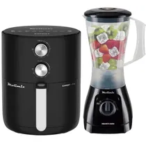 Kit Molimix Fritadeira Elétrica Expert MAF-35 3.5L 1500W + Liquidificador Mbarete ML-850-B 1.5L - 220V