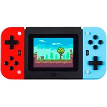 Console Portátil Mini Switch H6 de 3.5" com 1.000 Jogos - Vermelho/Azul (Inglês/Chinês)
