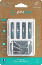 Pilha AAA Recarregável Paleblue USB-C 600MAH PB-AAA-C (4 Unidades)