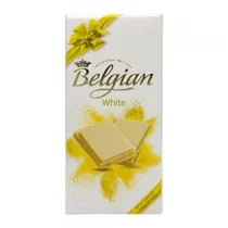 Barra Chocolate Belgian Branco 100G