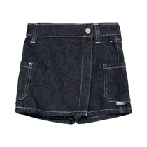 Short Pollera Jeans Infantil Tommy Hilfiger KG0KG08120 1BJ