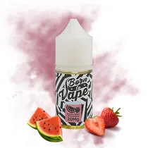 Essência para Vaper Born To Vape Nic Salt Watermelon Strawberry com 20MG Nicotina - 30ML