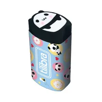 Borrador Tilibra Panda 346478 Negro  Borrador Ti...