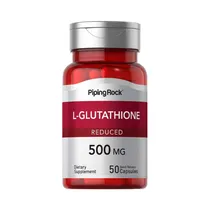 Suplemento Piping Rock L-Glutathione 50 Cápsulas