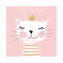 Servilletas de Papel PPD Happy Birthday Princess 1333142 33 X 33 CM 20 Unidades