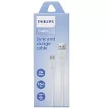 Carregador Philips DLC3001UW/70 USB-A A Micro 1 Metro - White
