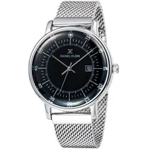 Relógio Analógico Daniel Klein Premium DK11858-5 Masculino, Metal - Prata e Preto