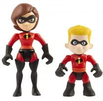 Boneco Jakks Disney Incredibles 2 MR.Incredible Elastigirl/Dash 76716