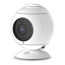 Mini Camera de Seguranca Motorola FOCUS89-W / 1080P / HD / Wifi / 360O / Alarma / Microfone / Visao Noturna / Deteccao Humana / Compativel com Google Assistant e Alexa / App Hubble - Branco