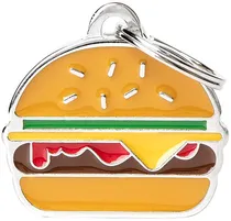 Medalha de Identificação Myfamily Burguer Chburger - Creme