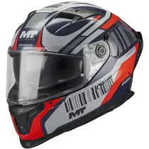 Capacete MT Helmets Braker SV Cockpit C5 - Fechado - Tamanho M - com Óculos Interno - Gloss