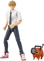 Boneco Denji & Pochita Chainsaw Man Anime Heroes Bandai - 37027  Boneco Denj...