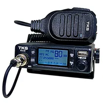 Rádio Amador TKS PX-40 - 80 Canais - AM/FM - Preto
