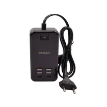 Cargador USB USB-C Sate A-R23U 6P 30W 6EN1 Negro