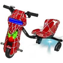 Triciclo Elétrico Audisat 6.5" Bluetooth/Speaker - Spider Red Triciclo Elétrico Audisat 6.5" Bluetooth/Speaker - Spider Red