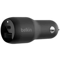 Carregador de Carro Belkin 37W USB-C 25W+ USB-A 12W - Preto CCB004BTBK
