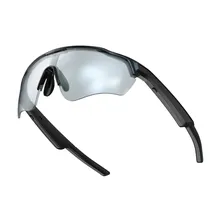 Oculo Esportivo Smart Omsiyat OM-F-01 / IPX5 / Bluetooth 5.4 / Música + Chamada / Recarregavel - Black/ Silver