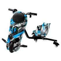 Triciclo Elétrico Keen Robot - 8.5" - Bluetooth - LED - Recarregável - Azul Extreme