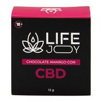 Chocolate Amargo 70% Cacao Creme de Avela com Cannabis (CBD) Efeito Aliviante 12G Life Joy