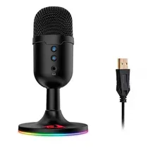 Microfone Redragon GM303 Pulsar RGB USB Black
