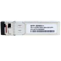 F. M SFP+ 10G 60KM LC Bidi TX1270-RX1330NM BX60U-I c/Cisco
