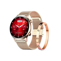 Smartwatch G-Tide Romance Lady Time - Bluetooth - Pulseira Extra - Dourado  Smartwatch ...