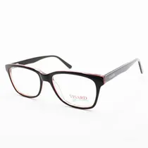 Óculos de Grau Unissex Visard CO5866 53-17-140 Col.06 - Vermelho/Cinza $