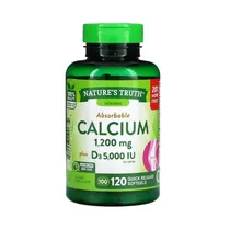 Vitaminas Nature's Truth Calcium Citrate 1200MG 120 Cápsulas